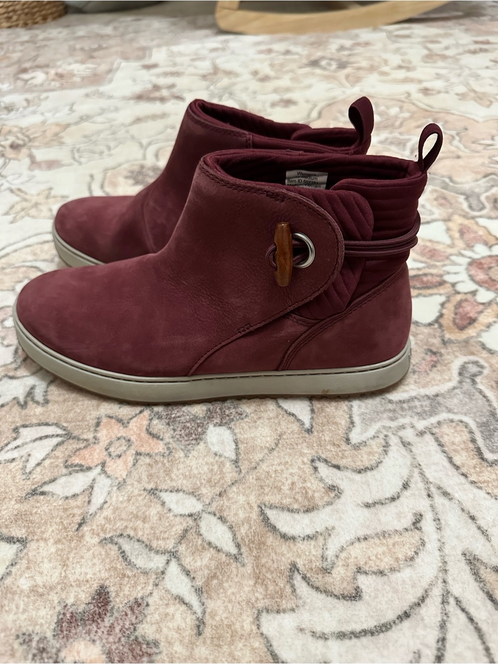 L.L. Bean Women's Burgundy Slip-On Ankle Booties